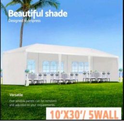 10x30 canopy tent with side walls