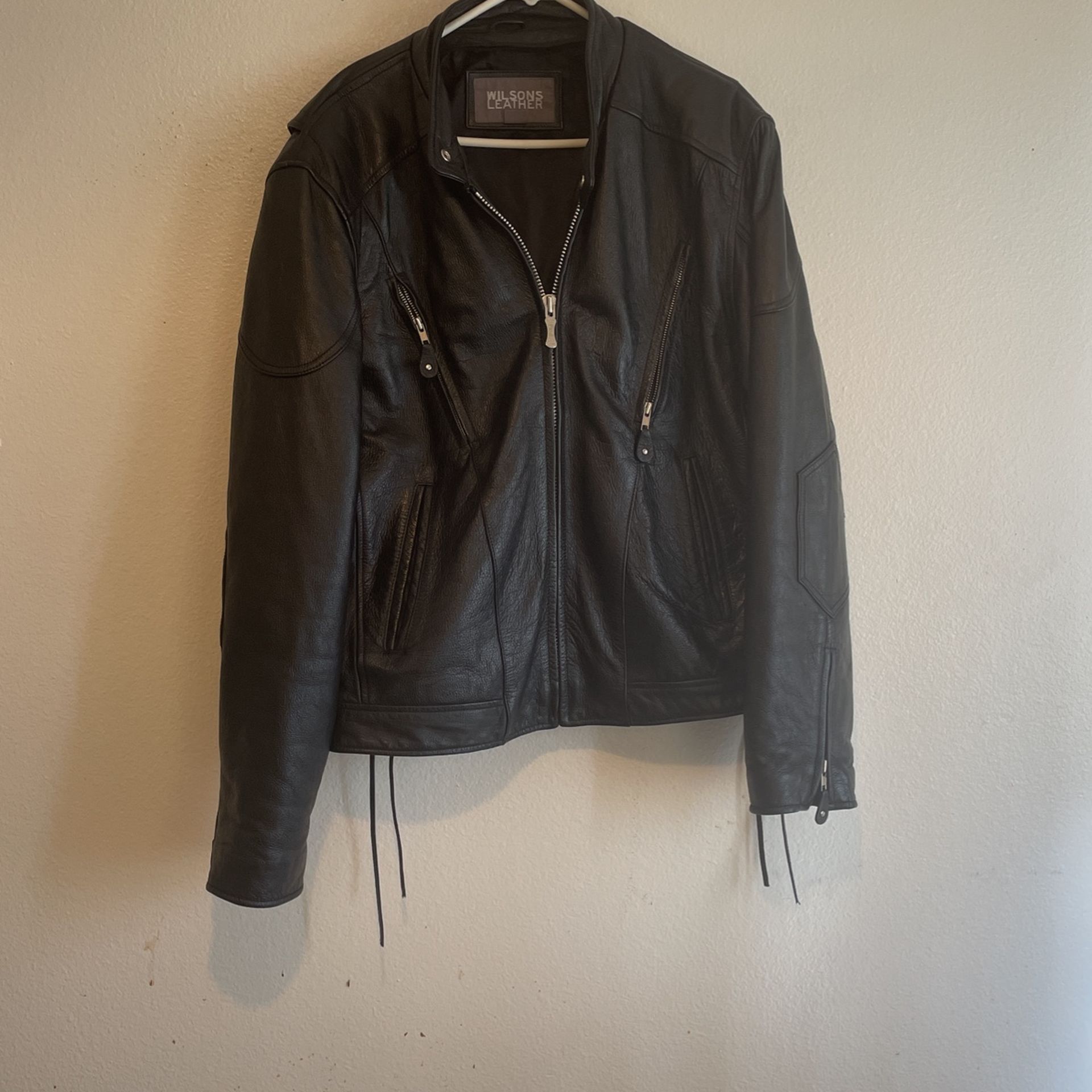 Men’s Leather Motorcycle Jacket 