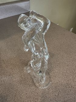 Waterford Leaded Crystal Golfer Male with Club Figurine
