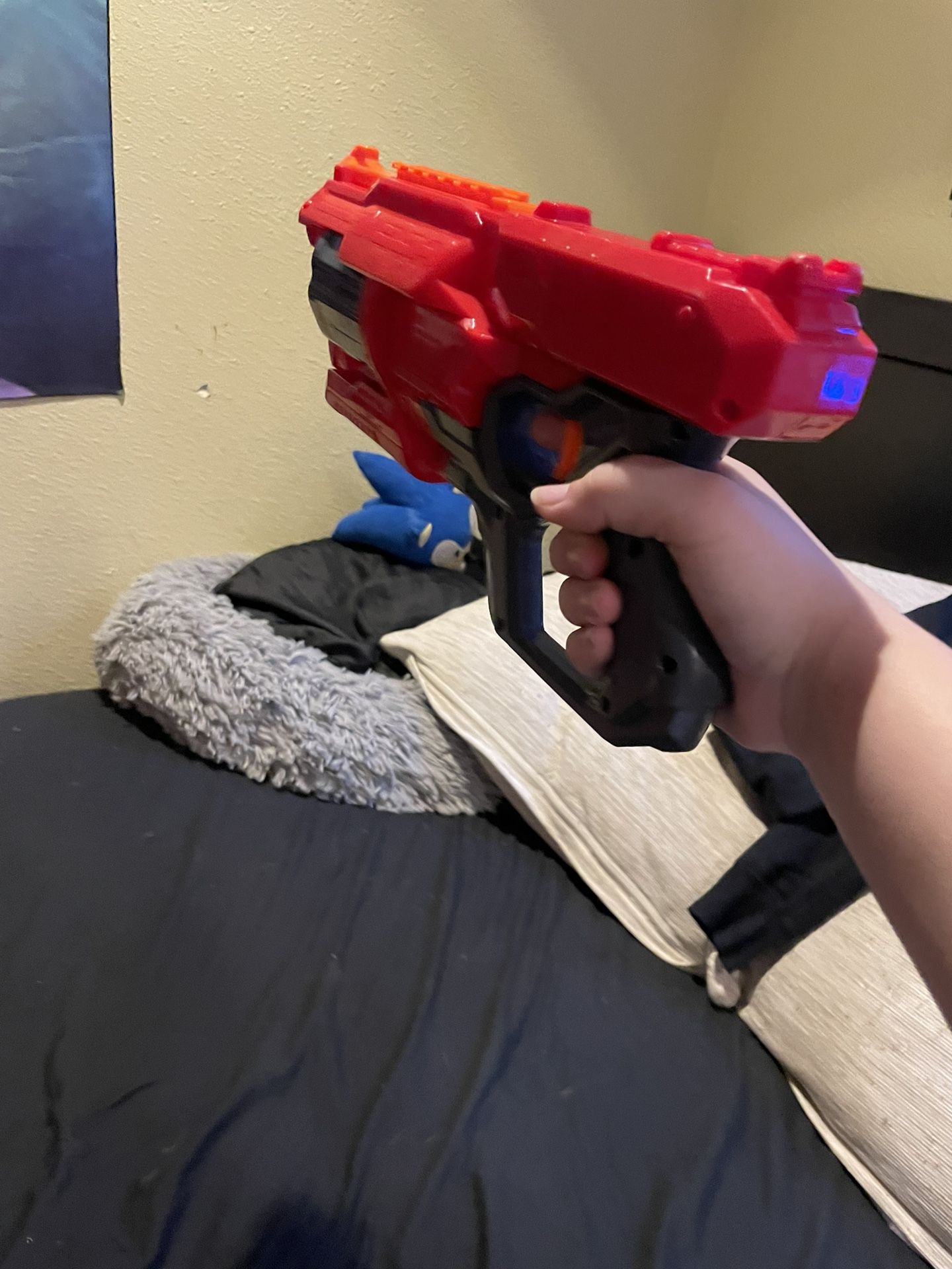 Nerf Mega Gun With 3 Bullets