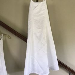 Flower girl white dress size 16 Fits Like 12 communion wedding
