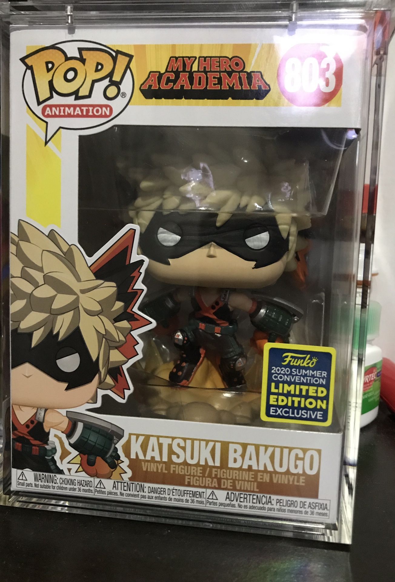 Katsuki Bakugo Funko POP SDCC Shared Exclusive Sticker