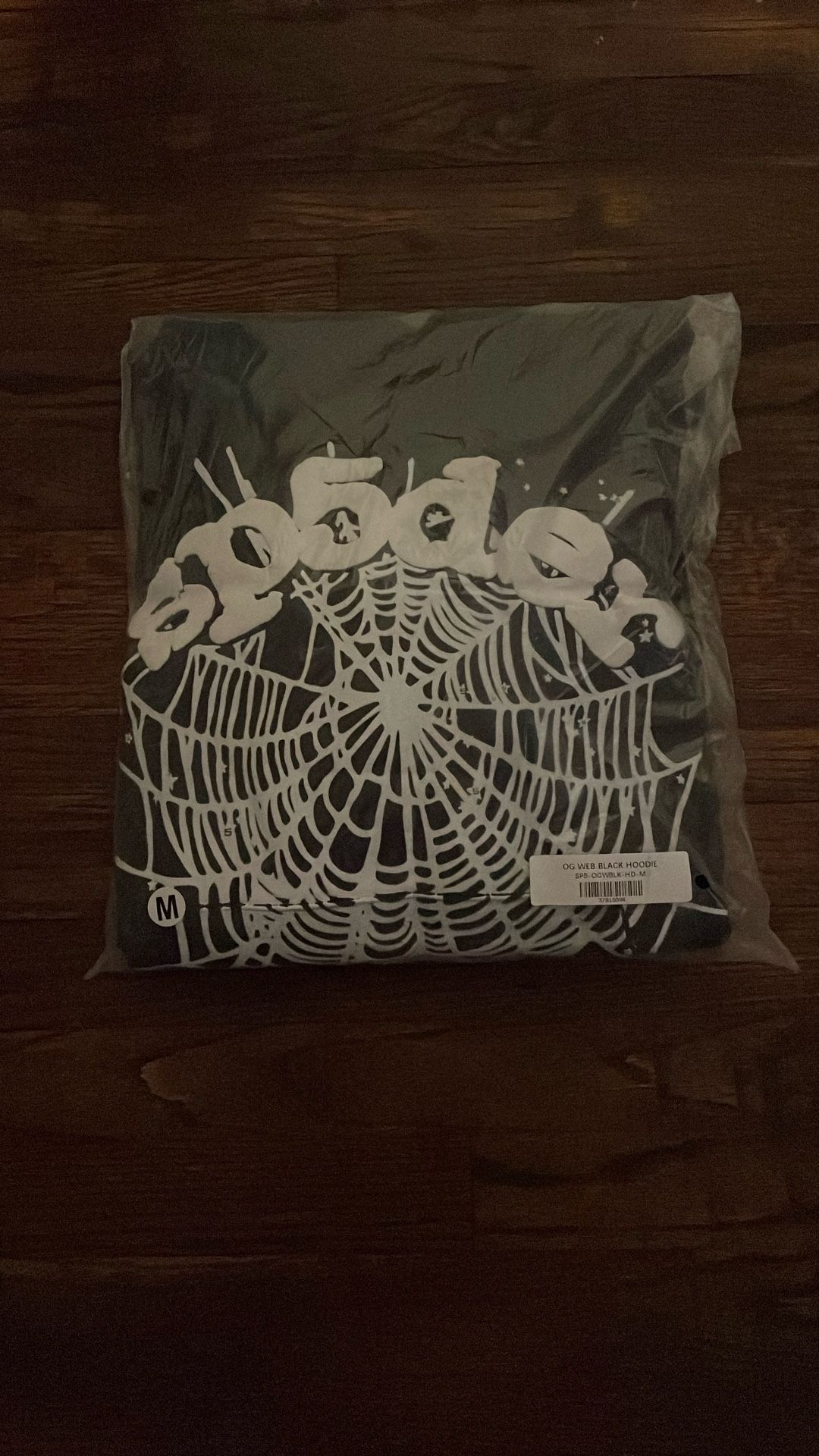 Sp5der OG Black Hoodie (Medium)