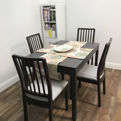 IKEA Dining Set ( Dark Brown )