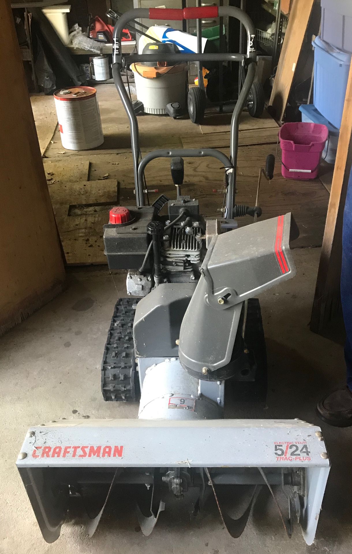 Craftsman Electric Start 5/24 Trac-Plus Snow Blower