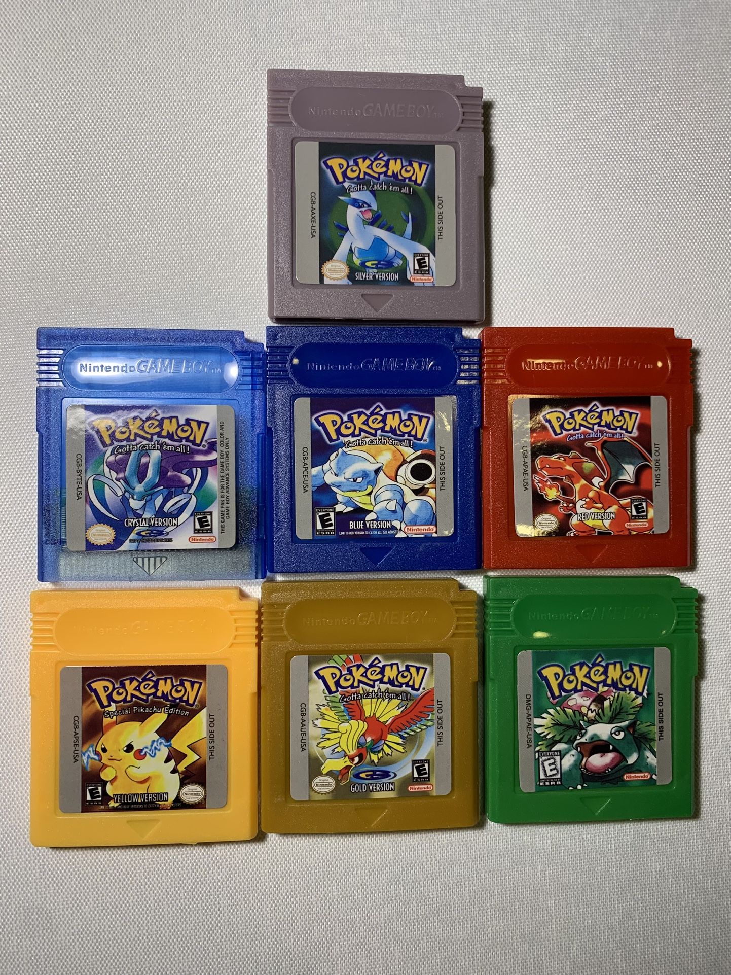 Pokemon Gameboy Games Lot of 7