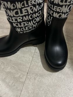 Moncler Graffiti Logo Rain Boots