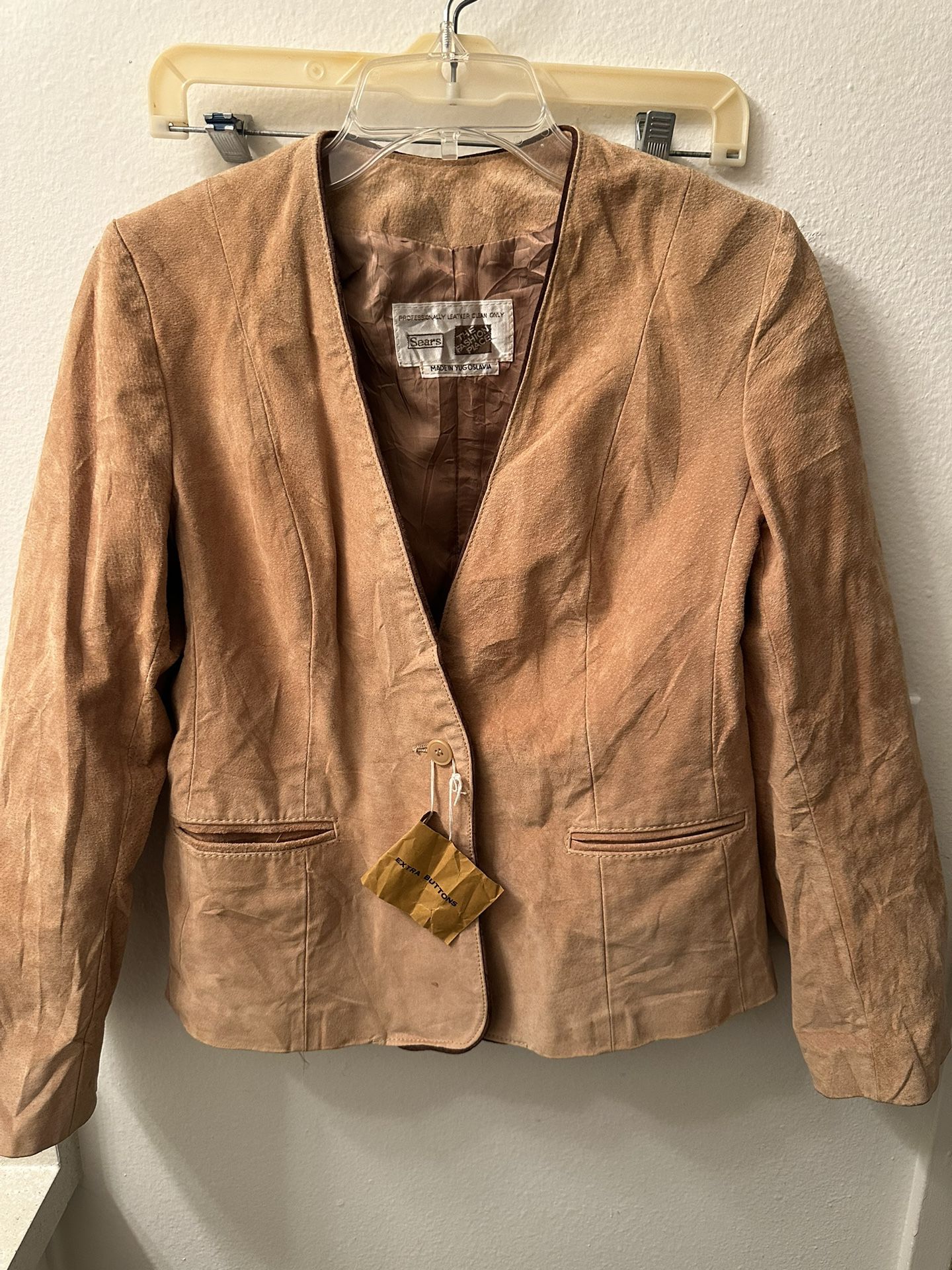 Vintage Sears Leather Jacket Size S