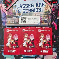 Anime Expo 4day Badge