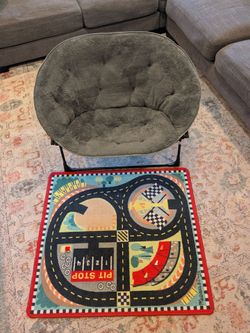 Children's Bench and Rug
