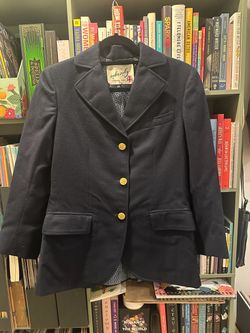 Vintage Giorgio Beverly Hills Navy Blazer Gold Buttons