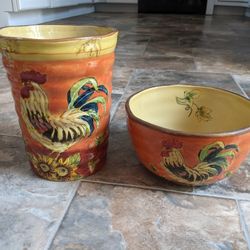 Rooster Ceramic Items 