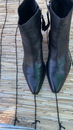 Black ankle boots