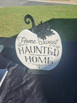 Halloween Wood Pumpkin Brand New Asking 5