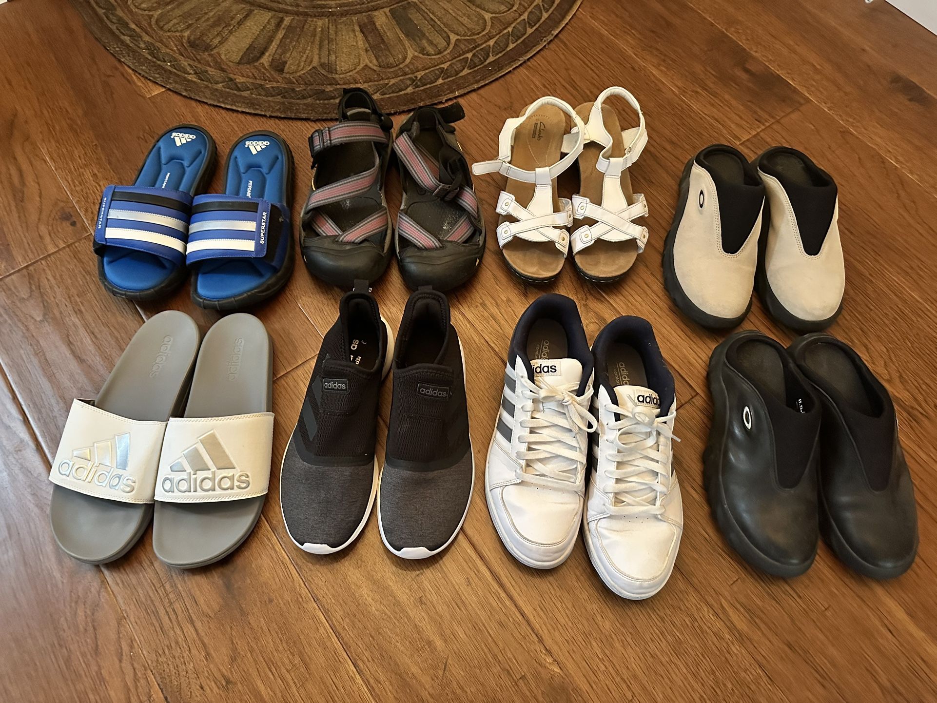 8 Pair $60.00 - Mens Women's Shoes Adidas Clark Keen Sandals - Used - NICE!!