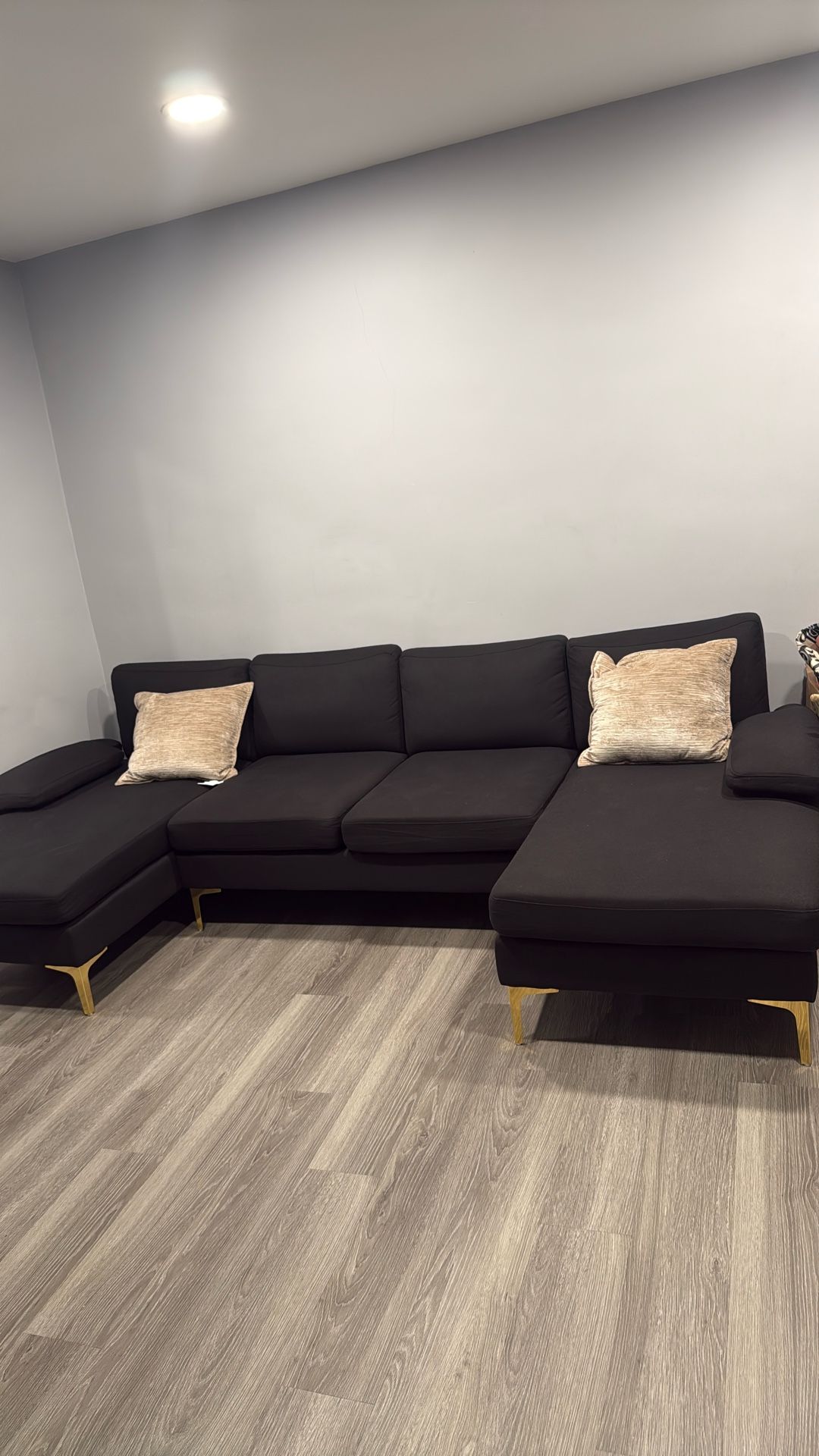 Black sectional
