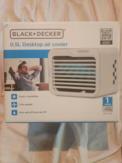 BLACK AND DECKER 0.5L DESK TOP AIR COOLER