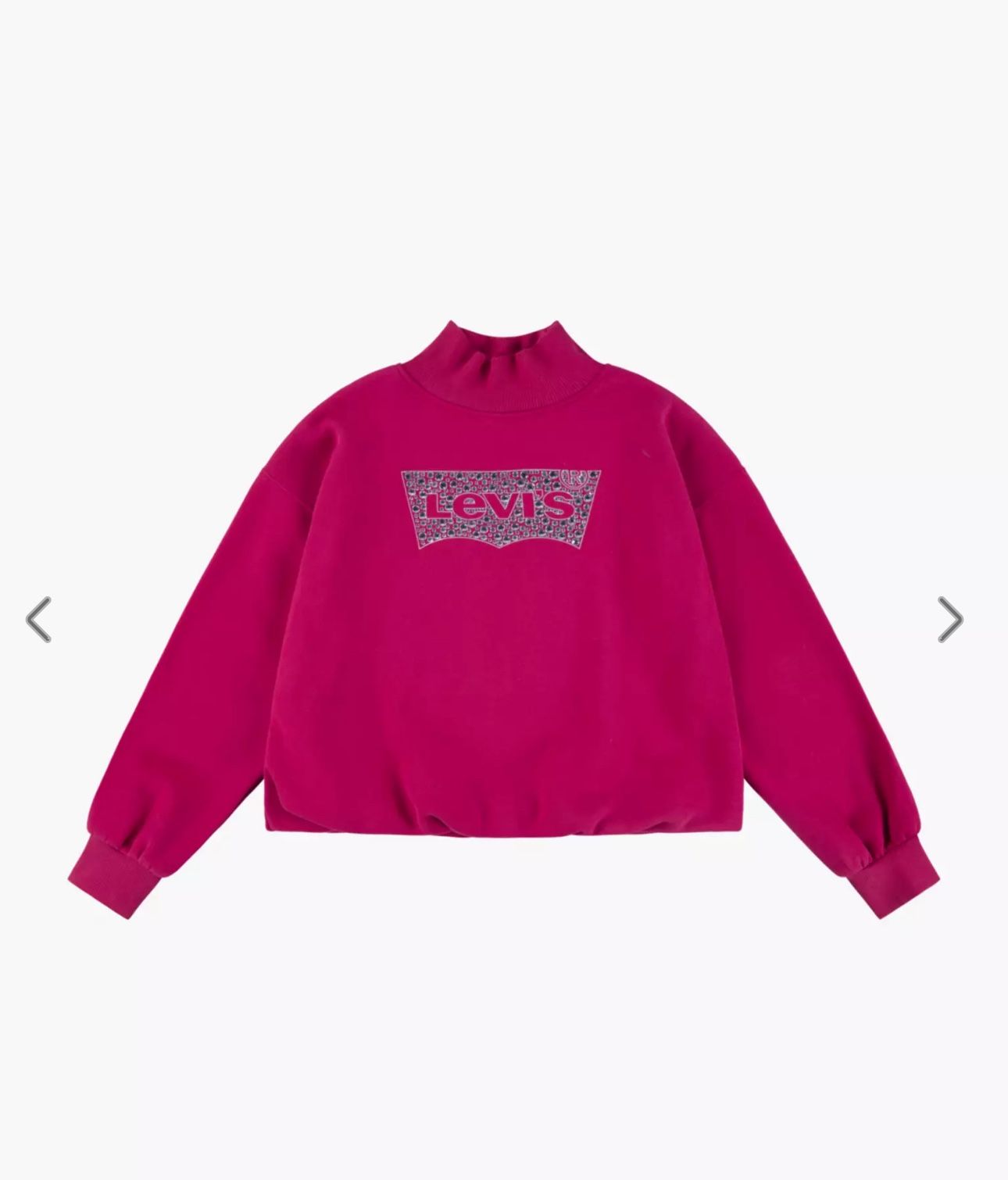 Levi’s MOCKNECK BUBBLE SLEEVE CREWNECK BIG GIRLS Size XL
