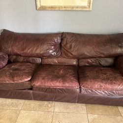 Leather sofa Used $100