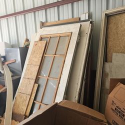 Doors Windows Lumber Frames Insulation Etc