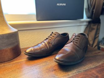 Brown Alfani Dress Shoes
