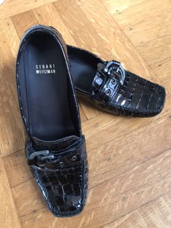 Stuart Weitzman Leather Loafers Sz 7.5
