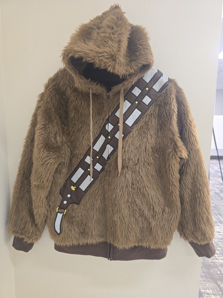 Star Wars - Faux Fur Chewbacca Hoodie Adult Large