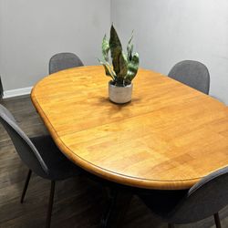 Wooden Dinner Table For Sale Must Go!