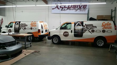 Printed wraps vehicle wraps