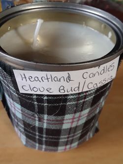 Clove bud/cassie candle