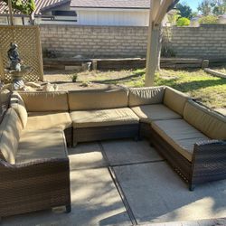 Outdoor Synthetic Wicker Patio Set
