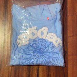 *BEST DEAL* 🕸️Blue Rhinestones Sp5der Hoodie🕸️