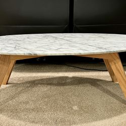 Mid Century Modern Marble Coffee Table 