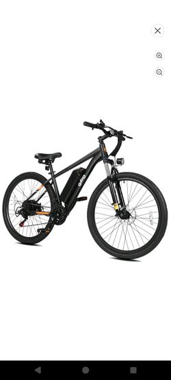 27.5 Inch Electric Mountain Bike for Adults, 48V 500W Motor, Ebike 28MPH, 7 Speed, Electric Bicycle, Black