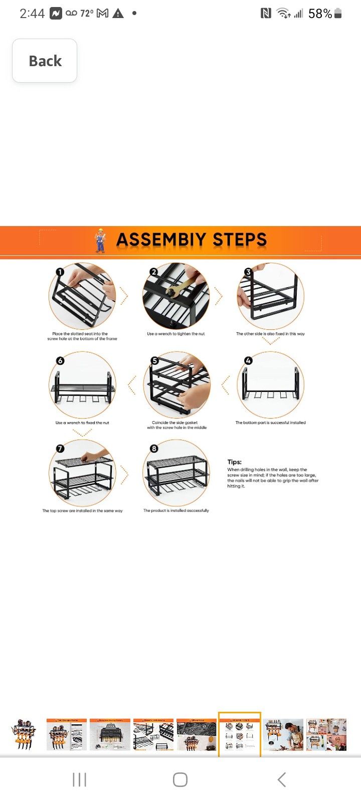 2 Pack Power Tool Organizer