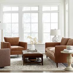 Eliqueen Velvet Set Sofa Chair – Created for Macy’s | Excellent Condition
