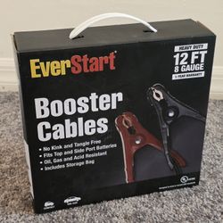EverStart Heavy Duty Jumper Cables - 12ft / 8 Gauge
