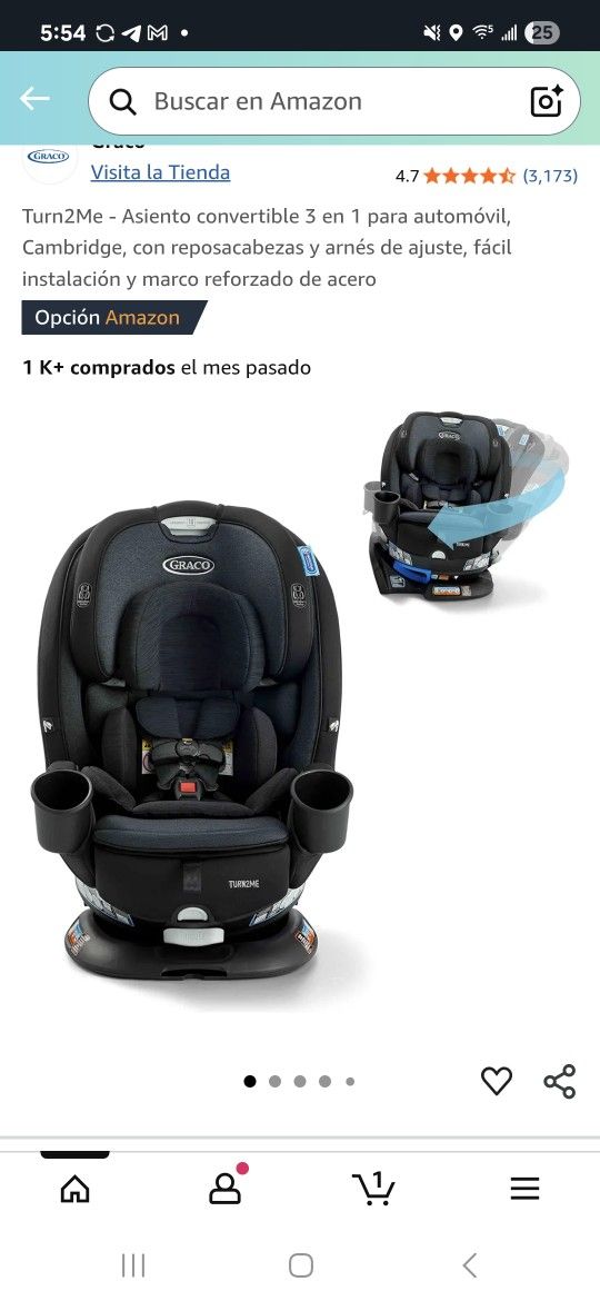 Graco Turn2Me 3-in-1 Convertible Car Seat