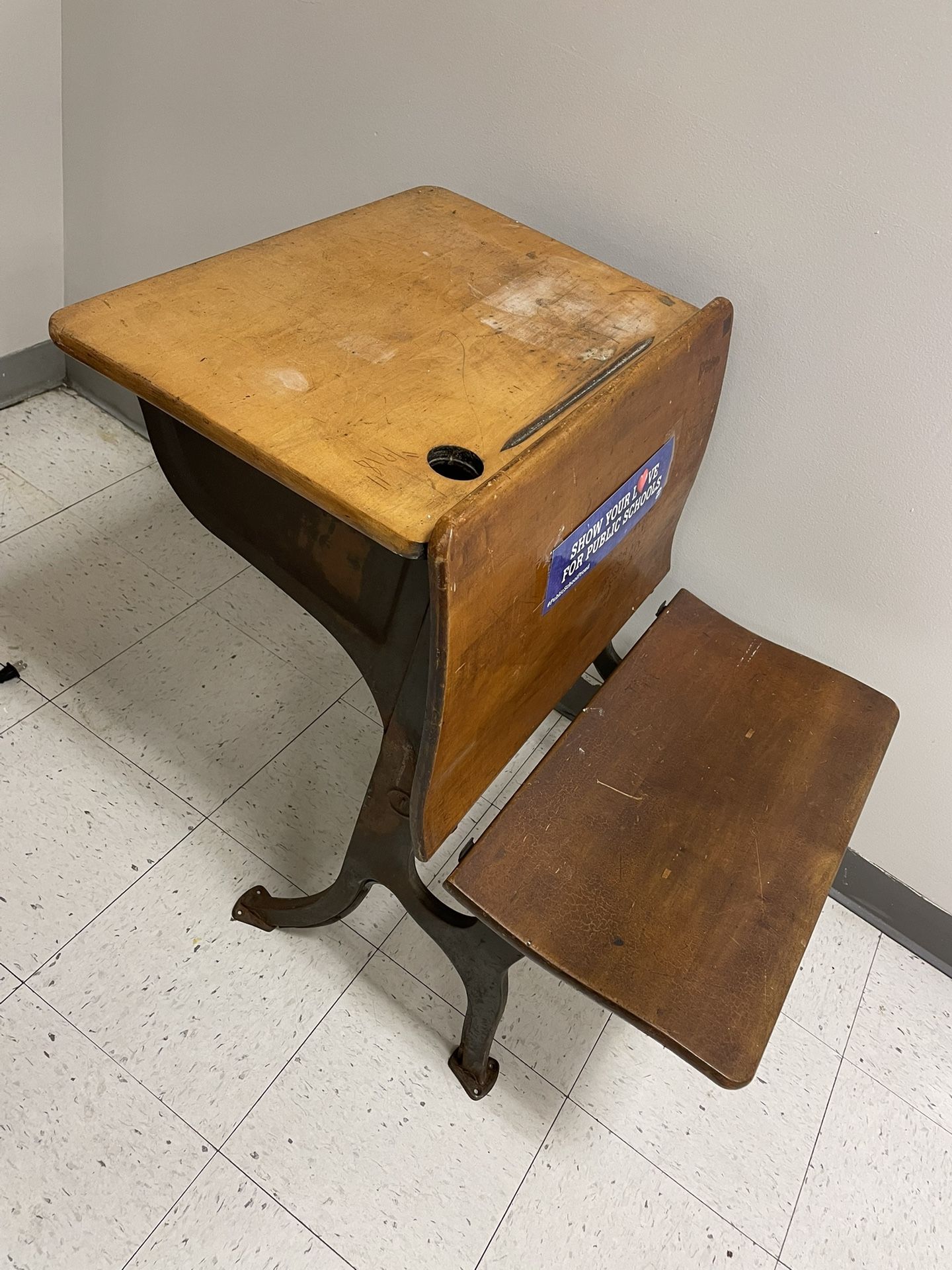 Antique School Desk