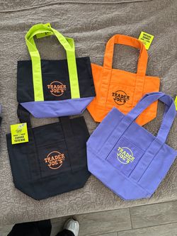 Trader Joe’s halloween mini canvas bags