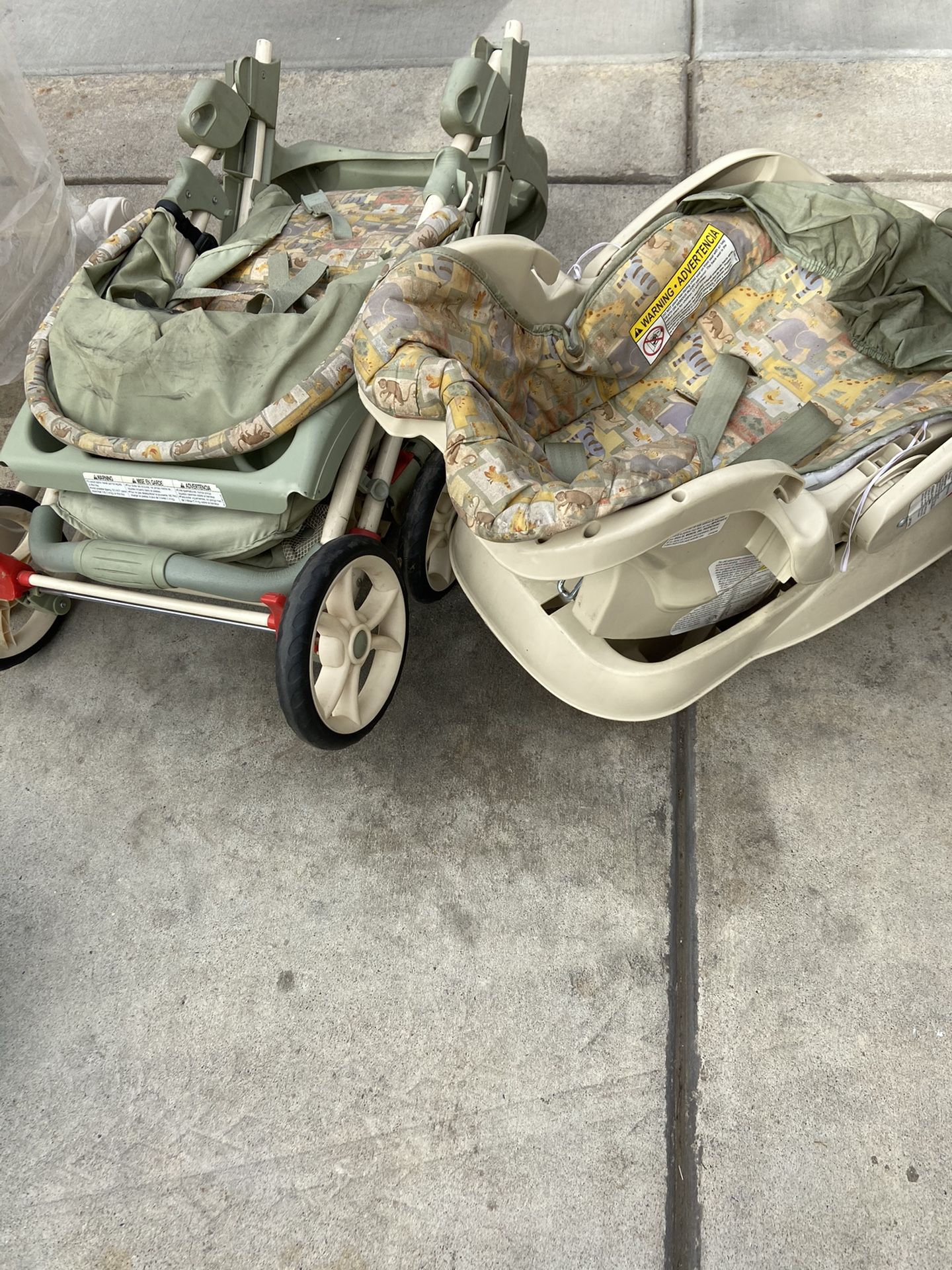 Car seat and stroller