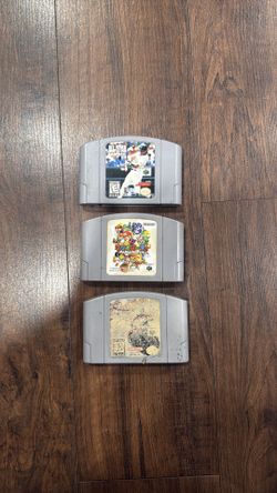 Nintendo 64 Games-Lot Of 3