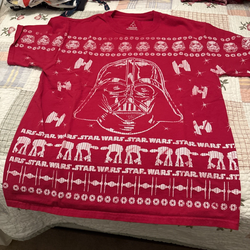 Men’s Disney Parks Holiday Star Wars Ugly Christmas Sweater T-Shirts
