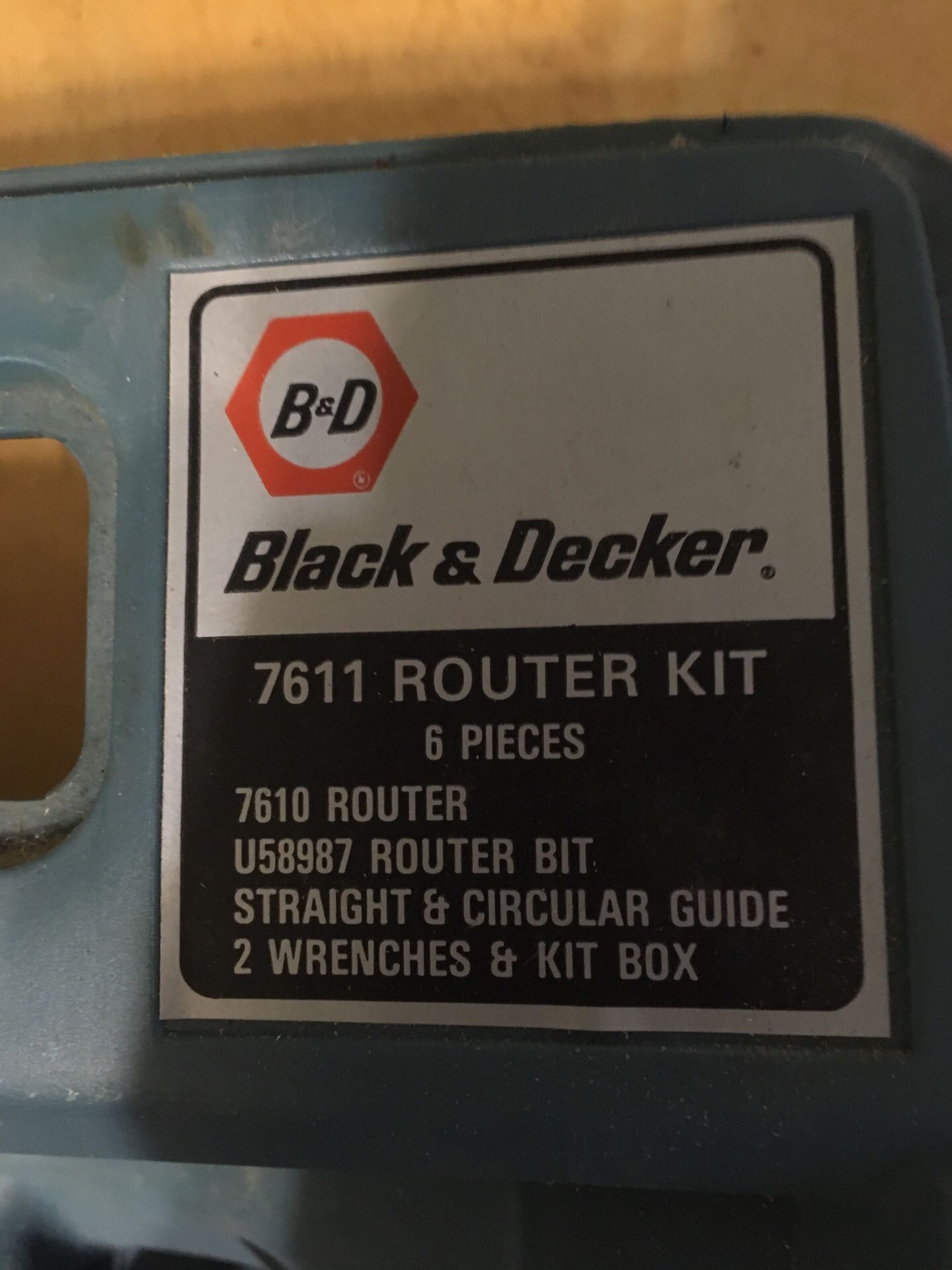 Black and decker 7611 Router kit for Sale in North Wales, PA - OfferUp