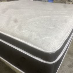 King Pillowtop Mattress And Box Spring New In Plastic Free Delivery In Atlanta 