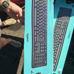 New Wireless Logitech Keyboard And Mouse