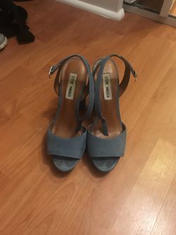 Steve Madden platform block sandals size 7.5M