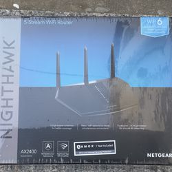 Netgear Nighthawk AX2400 5-Stream WiFi 6 Router -RAX30