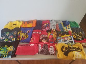 Reduced boys size 6 to 8 clothing lot