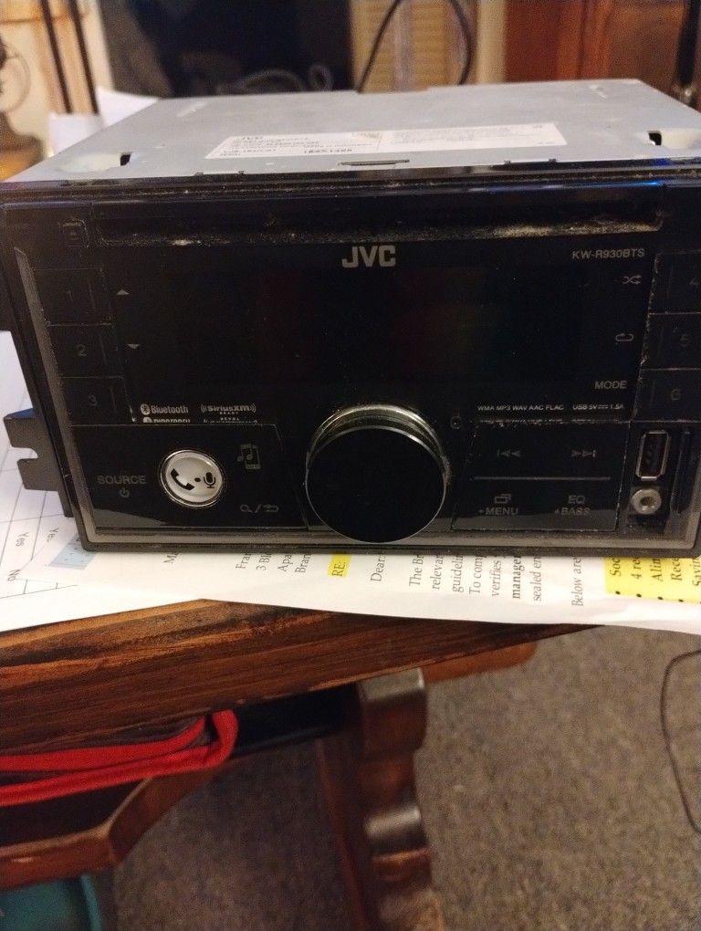 JVC KW-R930BTS 2-DIN CD Receiver with Bluetooth & USB